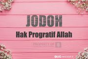 Jodoh, Hak Progratif Allah