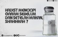 Hadist Mencicipi Garam Sebelum dan Setelah Makan, Shahihkah ??