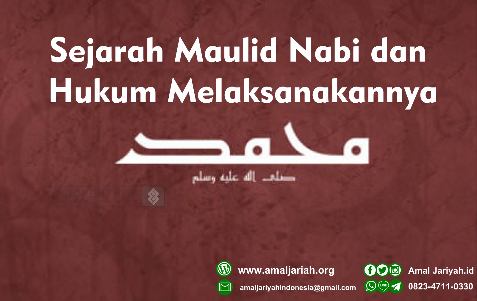 Sejarah Maulid Nabi dan Hukum Melaksanakannya