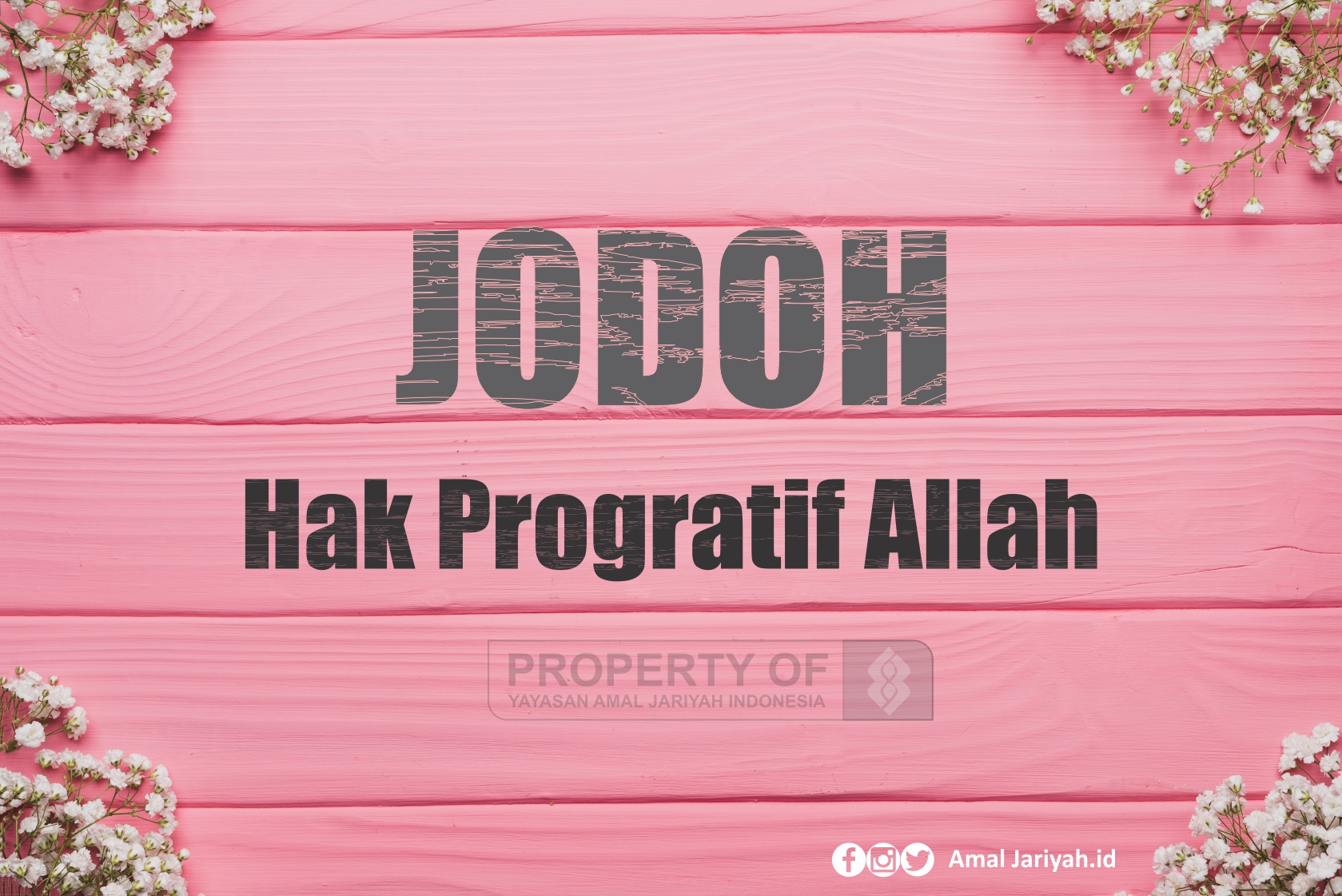 Jodoh, Hak Progratif Allah