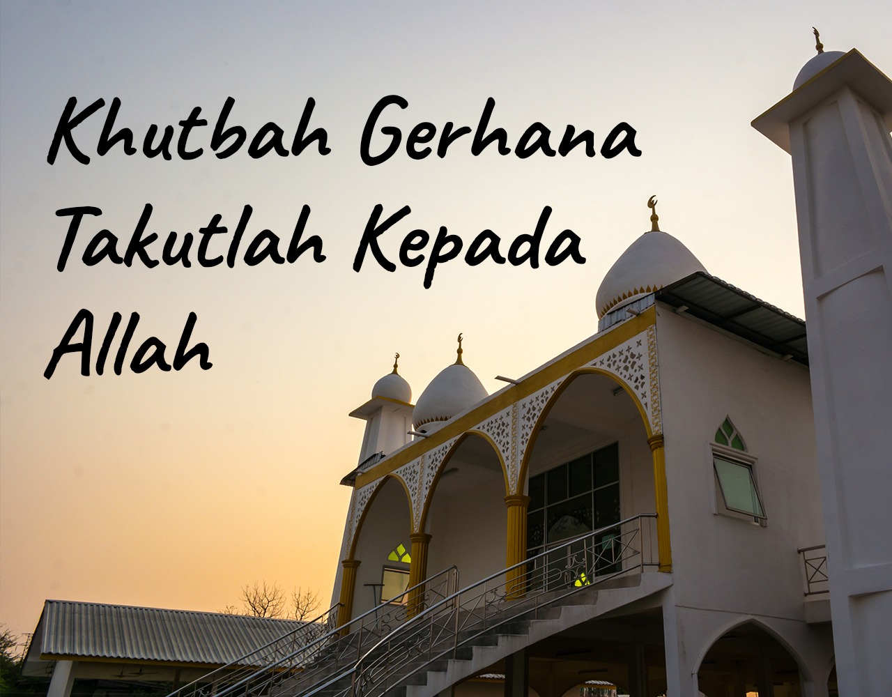 Khutbah Gerhana - Takutlah Kepada Allah